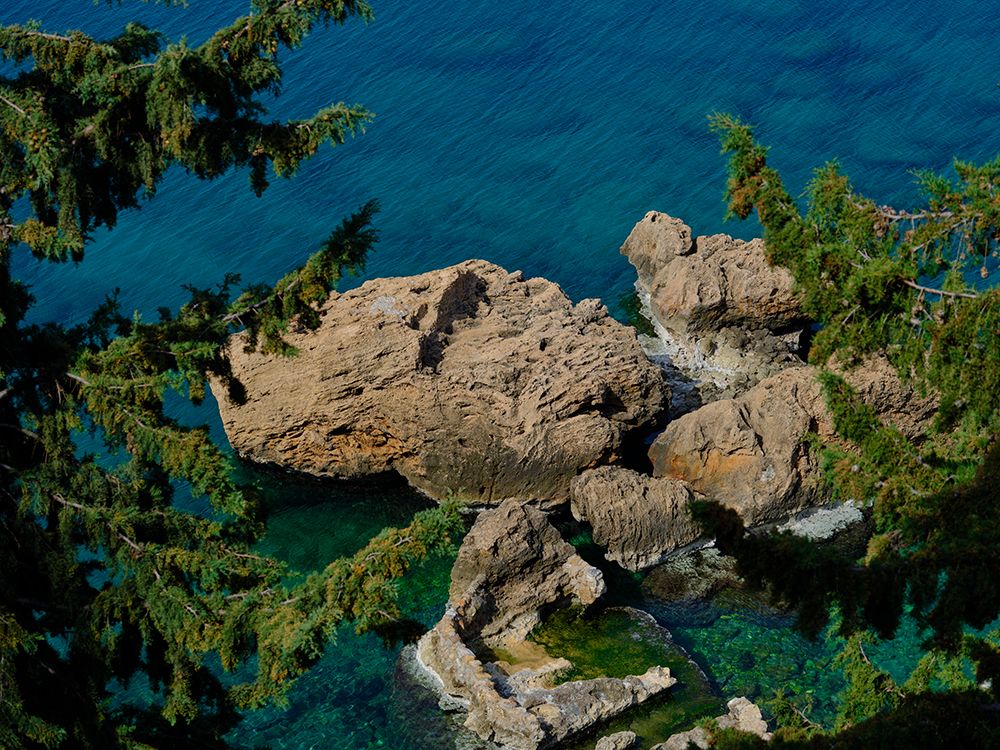 Seascape And Rocks art print by Engin Akyurt for $57.95 CAD