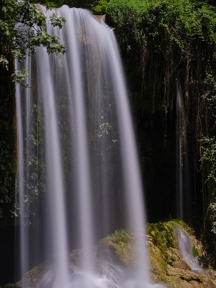 Beautiful Waterfall In The Mountain art print by Engin Akyurt for $57.95 CAD