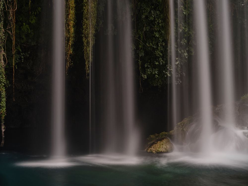 Beautiful Waterfall In The Mountain art print by Engin Akyurt for $57.95 CAD