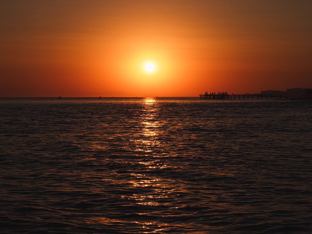 Amazing Sea View At Sunset art print by Engin Akyurt for $57.95 CAD