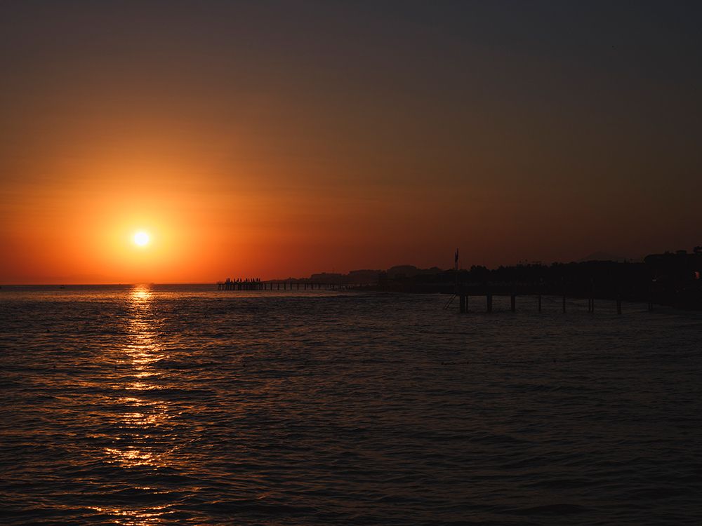 Amazing Sea View At Sunset art print by Engin Akyurt for $57.95 CAD