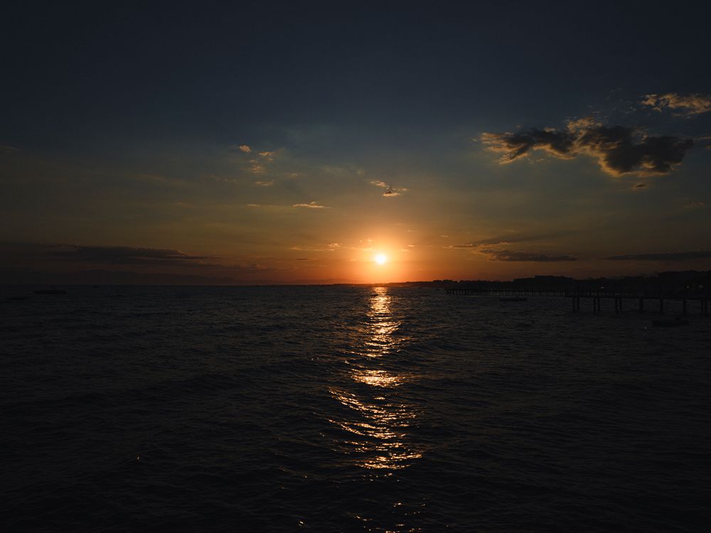 Amazing Sea View At Sunset art print by Engin Akyurt for $57.95 CAD