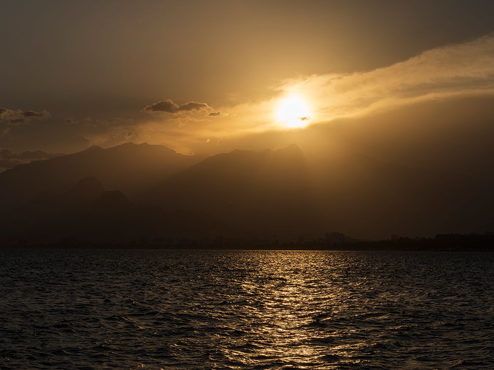 Amazing Sunset And Great Sea View art print by Engin Akyurt for $57.95 CAD