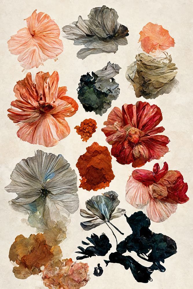 Dry Flower Collection art print by Treechild for $57.95 CAD