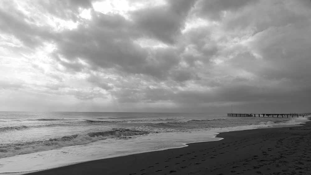 Old Pier And Dramatic Landscape art print by Engin Akyurt for $57.95 CAD