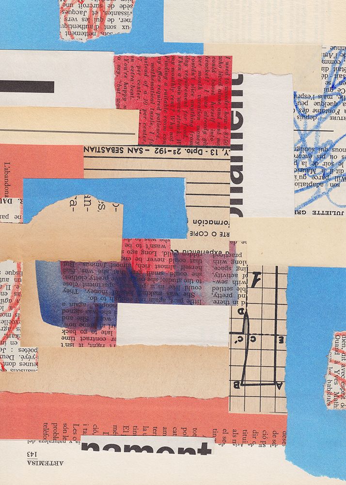 Abstract Mixed Media Collage #2 art print by Alisa Galitsyna for $57.95 CAD