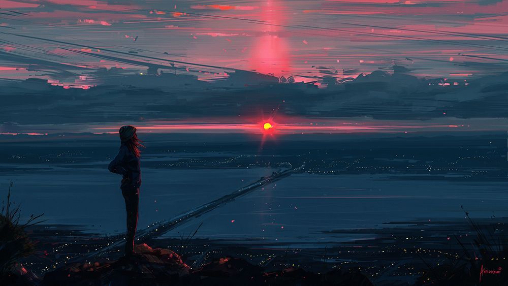 Sky Bridge 7k2.png art print by Alena Aenami for $57.95 CAD