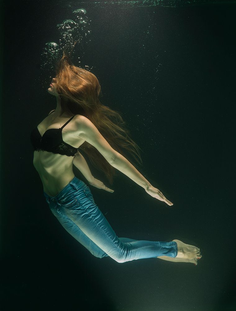 Underwater Artistic Portrait Shooting art print by Engin Akyurt for $57.95 CAD
