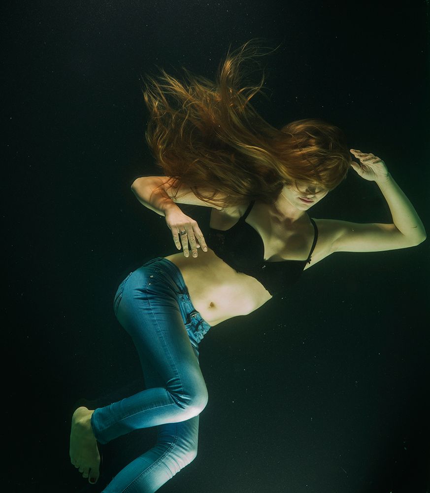 Underwater Artistic Portrait Shooting art print by Engin Akyurt for $57.95 CAD