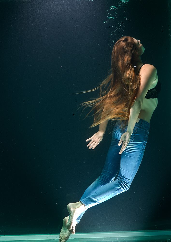 Underwater Artistic Portrait Shooting art print by Engin Akyurt for $57.95 CAD