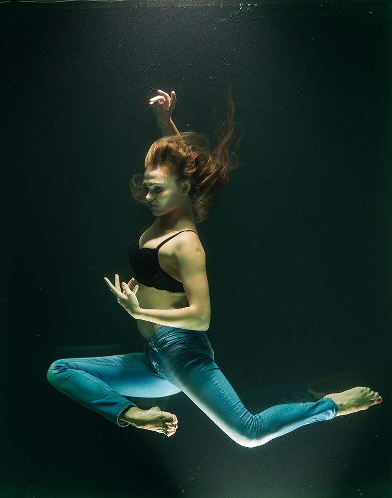 Underwater Artistic Portrait Shooting art print by Engin Akyurt for $57.95 CAD
