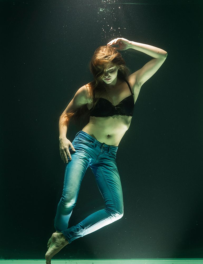 Underwater Artistic Portrait Shooting art print by Engin Akyurt for $57.95 CAD