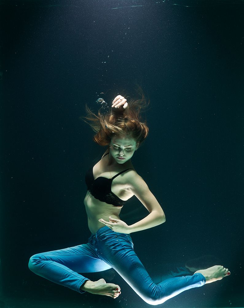 Underwater Artistic Portrait Shooting art print by Engin Akyurt for $57.95 CAD