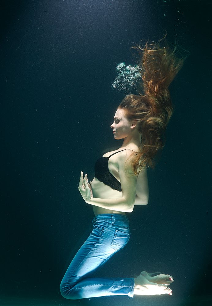 Underwater Artistic Portrait Shooting art print by Engin Akyurt for $57.95 CAD
