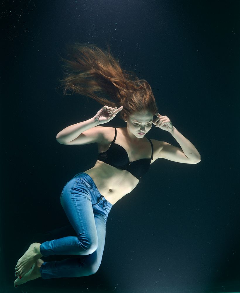 Underwater Artistic Portrait Shooting art print by Engin Akyurt for $57.95 CAD