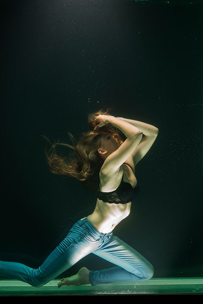 Underwater Artistic Portrait Shooting art print by Engin Akyurt for $57.95 CAD