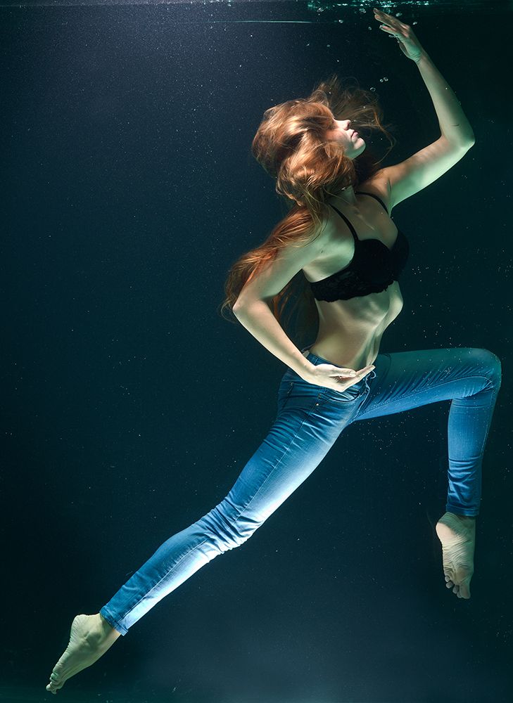 Underwater Artistic Portrait Shooting art print by Engin Akyurt for $57.95 CAD