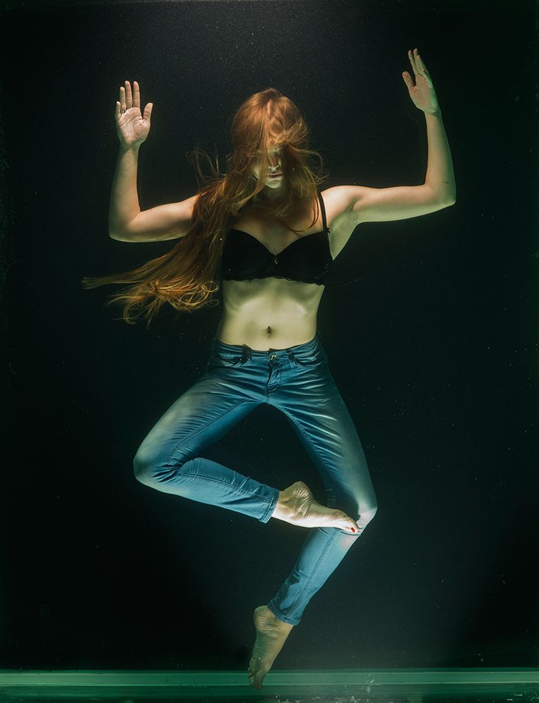 Underwater Artistic Portrait Shooting art print by Engin Akyurt for $57.95 CAD