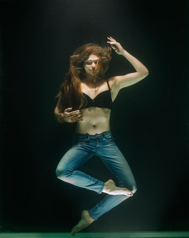 Underwater Artistic Portrait Shooting art print by Engin Akyurt for $57.95 CAD