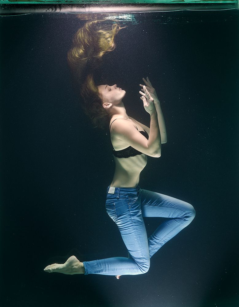 Underwater Artistic Portrait Shooting art print by Engin Akyurt for $57.95 CAD