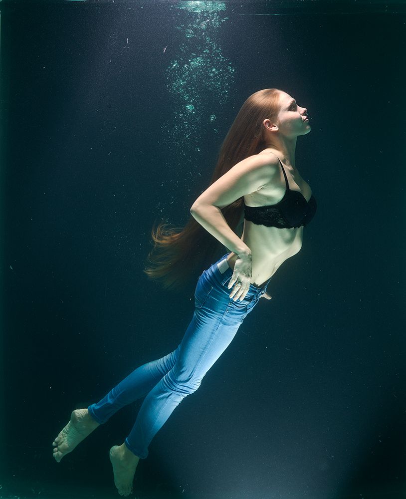 Underwater Artistic Portrait Shooting art print by Engin Akyurt for $57.95 CAD