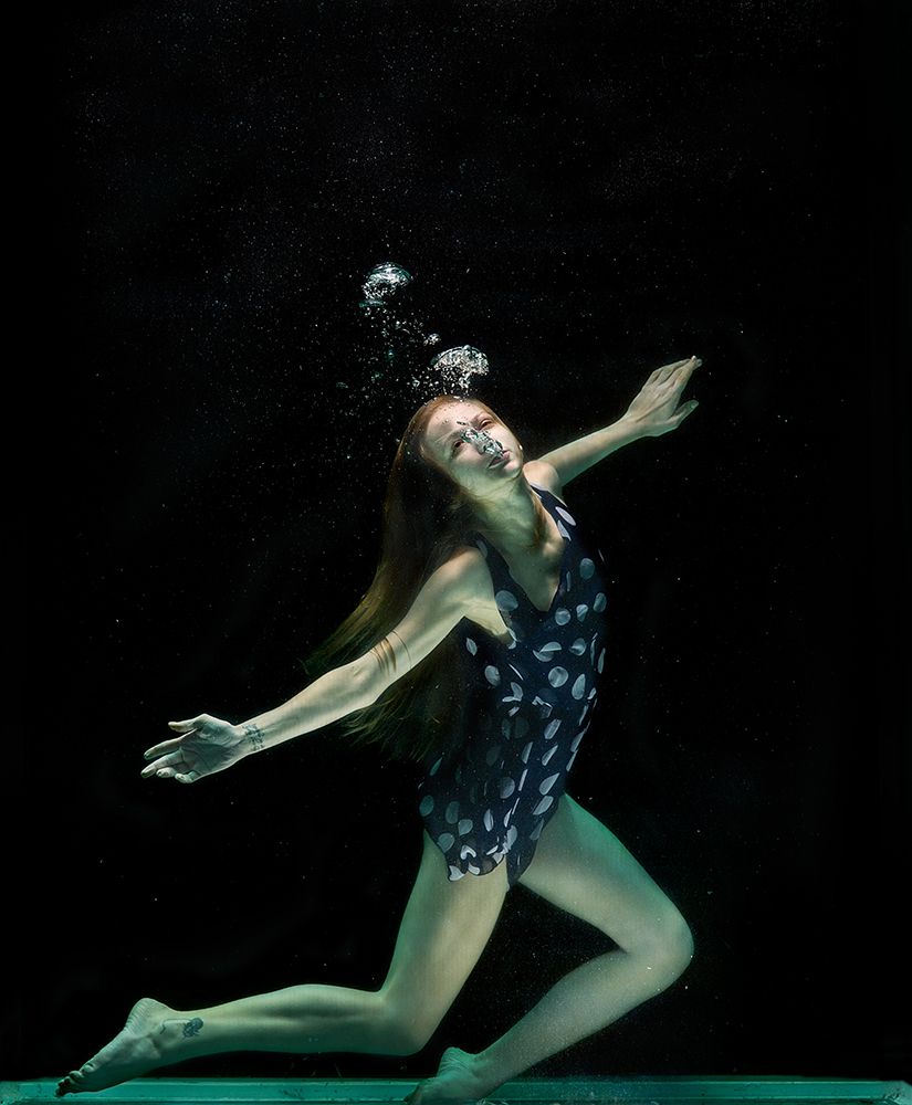 Underwater Artistic Portrait Shooting art print by Engin Akyurt for $57.95 CAD