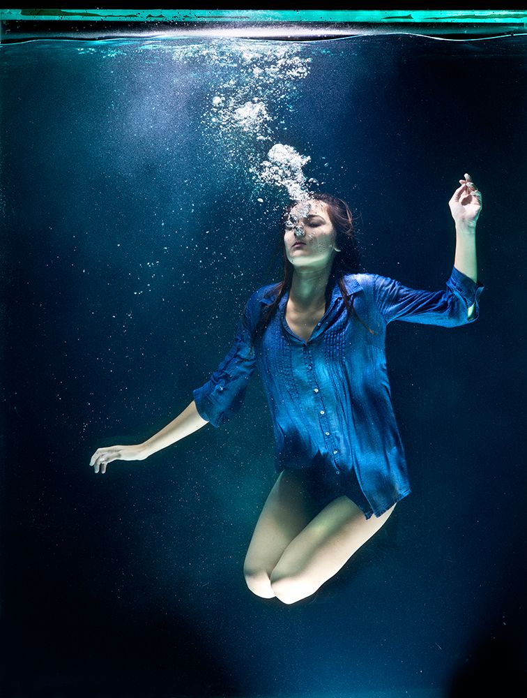 Underwater Artistic Portrait Shooting art print by Engin Akyurt for $57.95 CAD