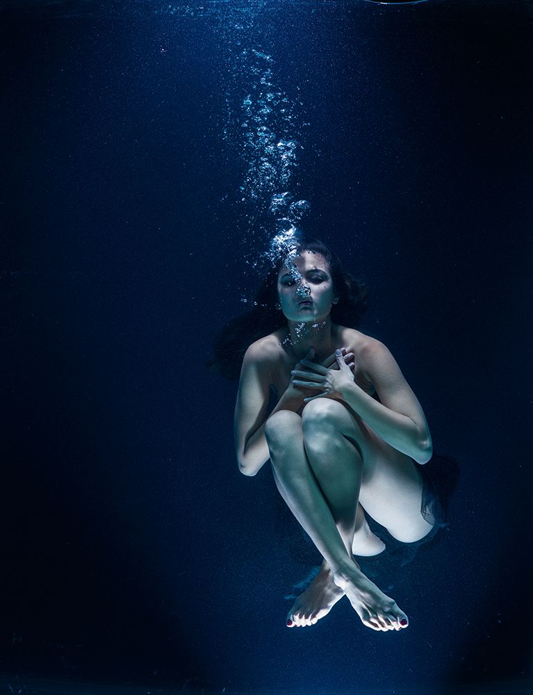 Underwater Artistic Portrait Shooting art print by Engin Akyurt for $57.95 CAD