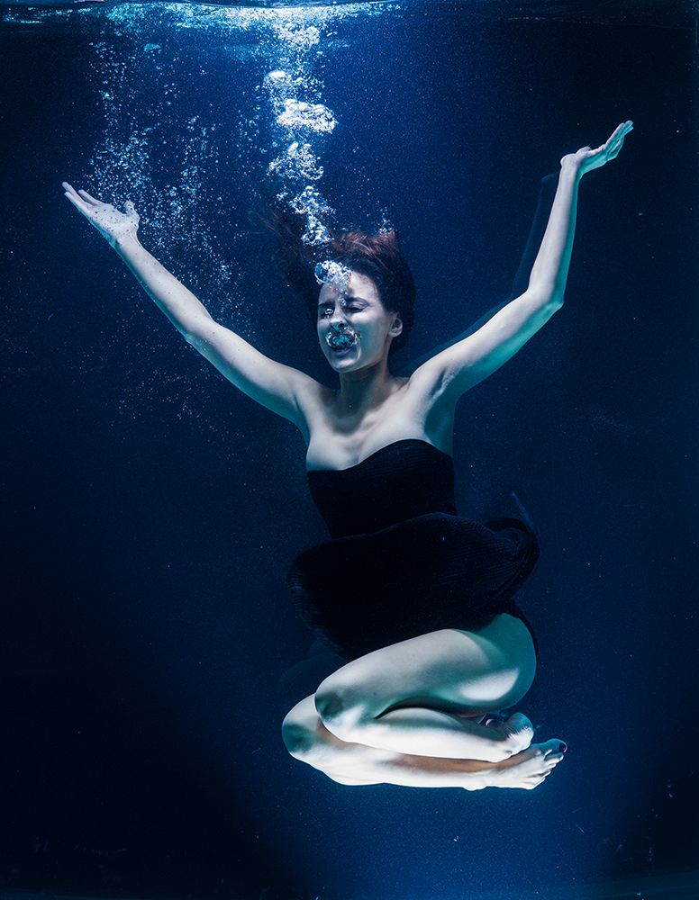 Underwater Artistic Portrait Shooting art print by Engin Akyurt for $57.95 CAD