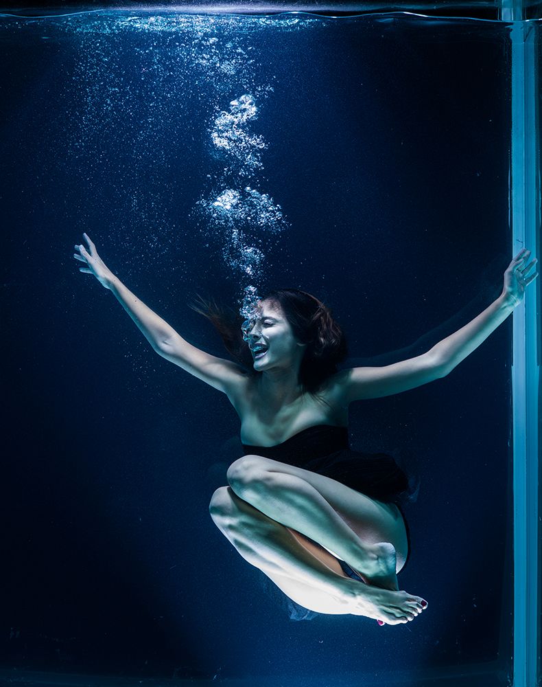 Underwater Artistic Portrait Shooting art print by Engin Akyurt for $57.95 CAD