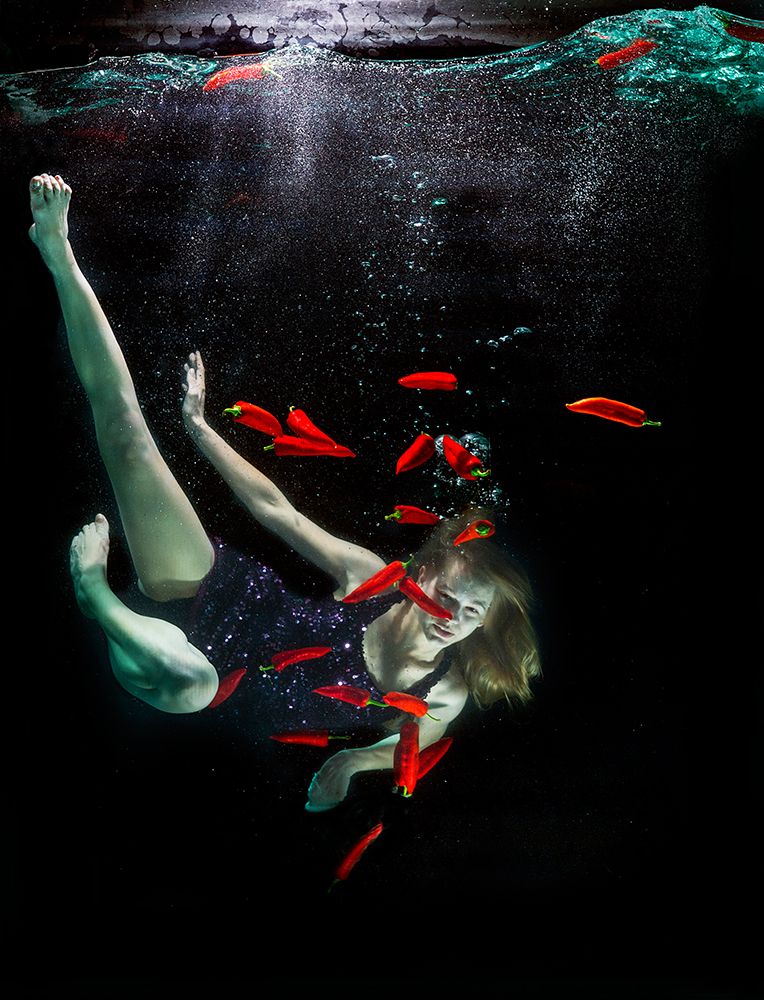 Underwater Artistic Portrait Shooting art print by Engin Akyurt for $57.95 CAD