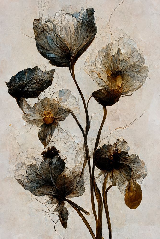 Dry Flowers No 7 art print by Treechild for $57.95 CAD