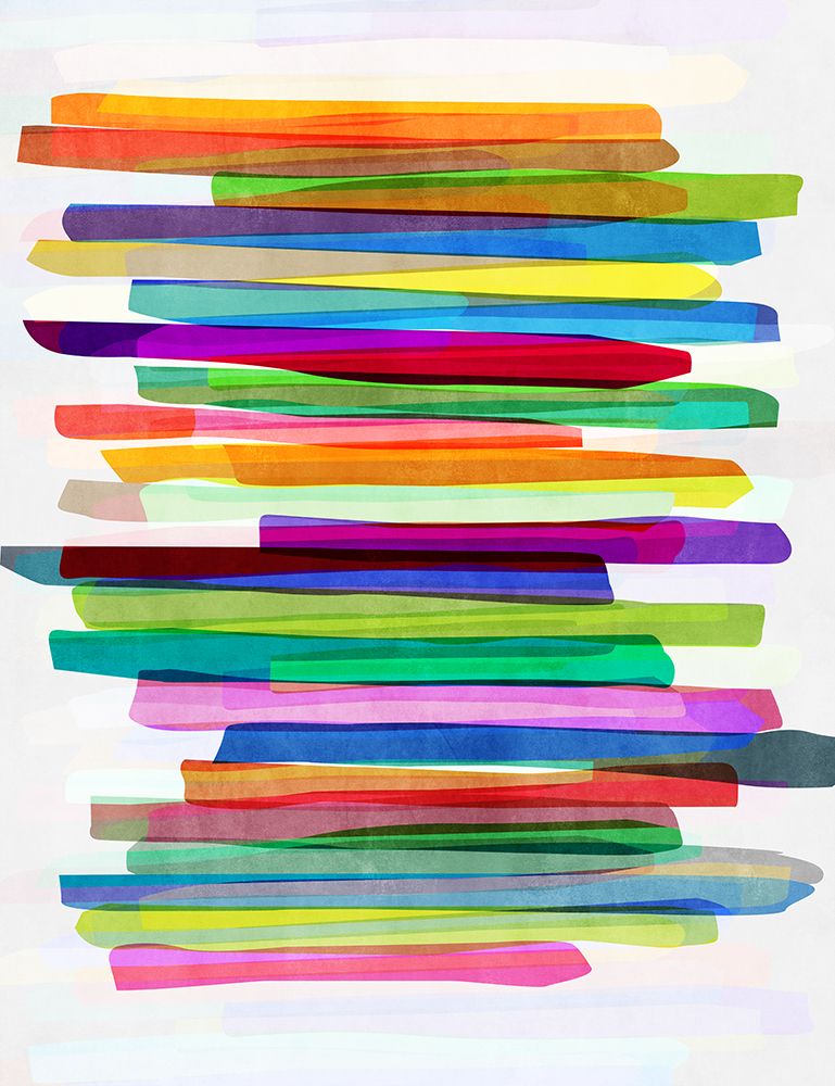 Colorful Stripes 1 art print by Mareike Bohmer for $57.95 CAD