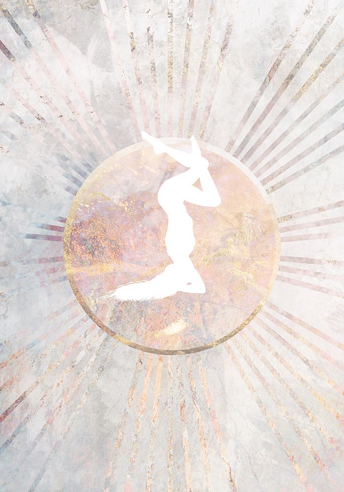Sun Boho Yoga Marble 1 art print by Sarah Manovski for $57.95 CAD