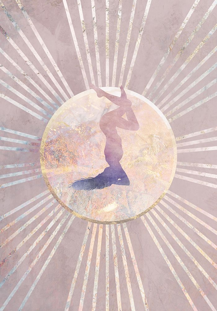 Sun Boho Yoga Pink 7 art print by Sarah Manovski for $57.95 CAD
