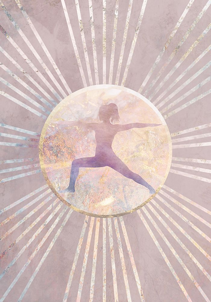 Sun Boho Yoga Pink 6 art print by Sarah Manovski for $57.95 CAD