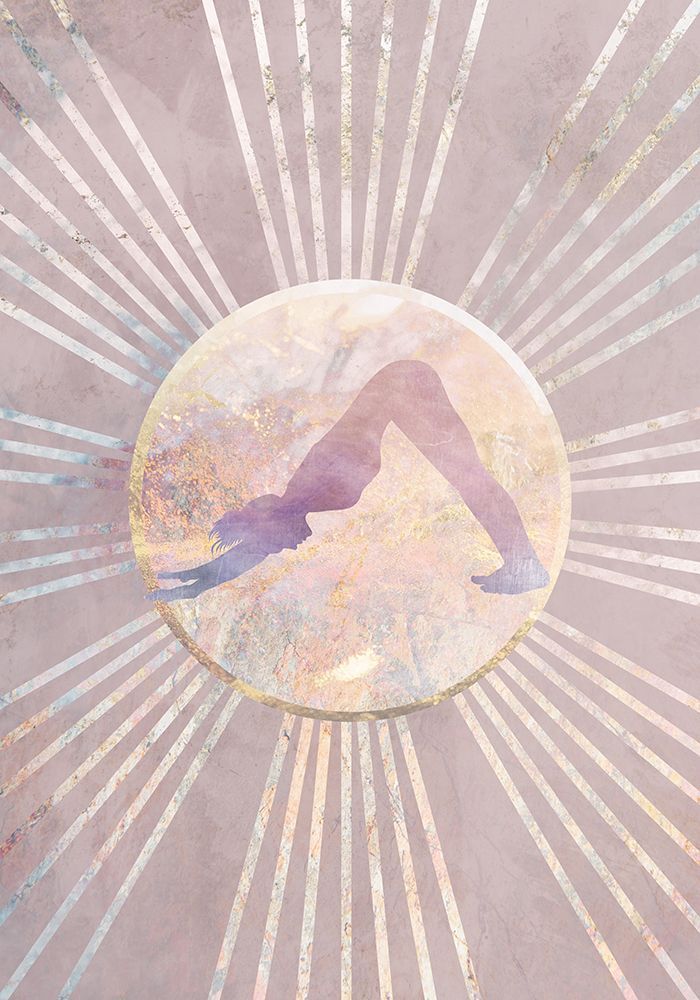 Sun Boho Yoga Pink 5 art print by Sarah Manovski for $57.95 CAD