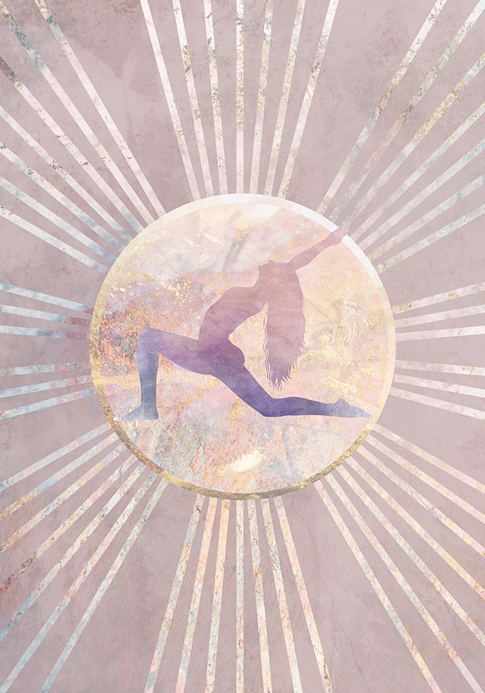 Sun Boho Yoga Pink 3 art print by Sarah Manovski for $57.95 CAD