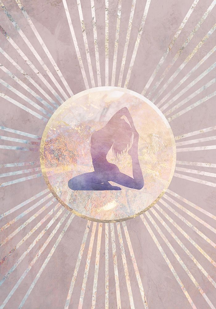 Sun Boho Yoga Pink 2 art print by Sarah Manovski for $57.95 CAD