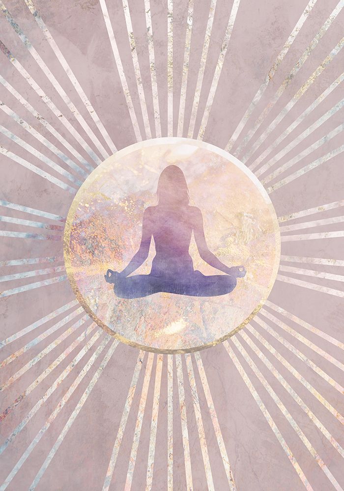 Sun Boho Yoga Pink 1 art print by Sarah Manovski for $57.95 CAD