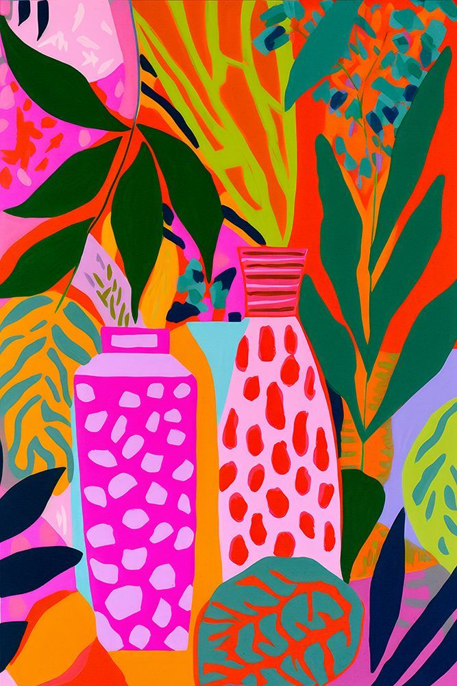 Vases And Botanic art print by Treechild for $57.95 CAD