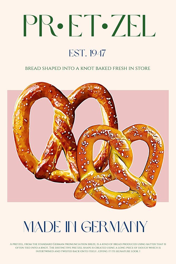Pretzel Print art print by Nazma Khokhar for $57.95 CAD