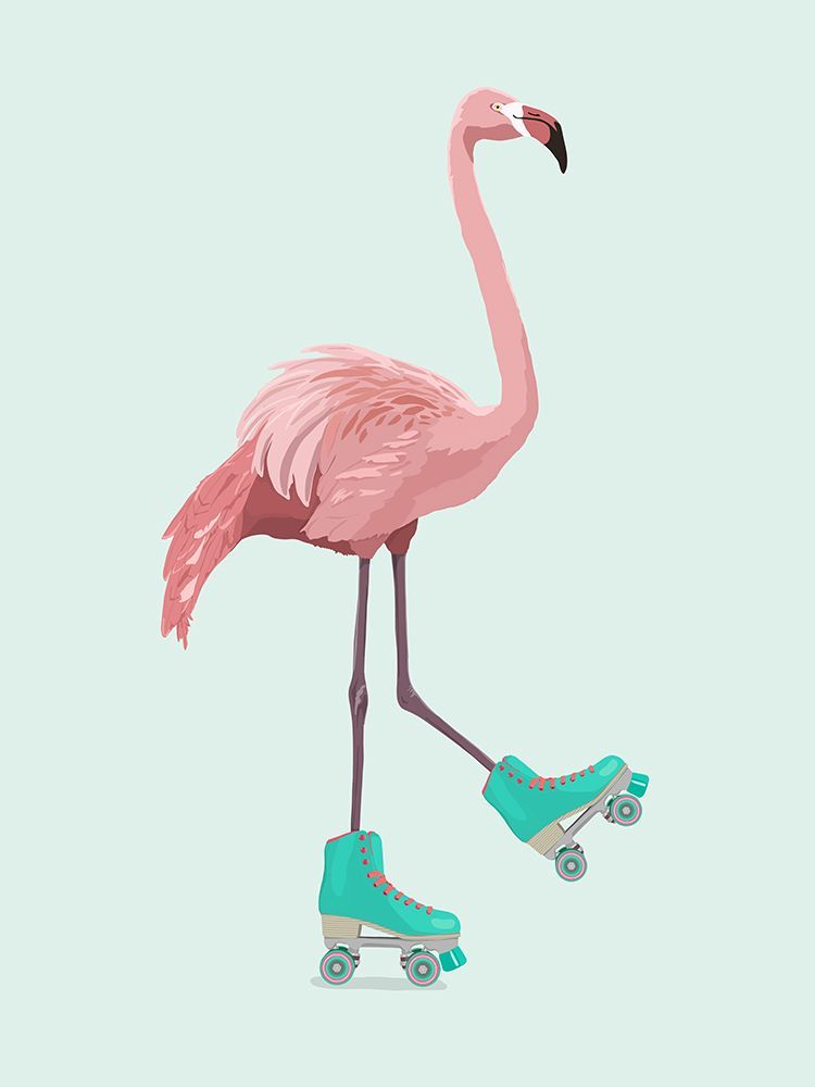 Flamingogo art print by Kammille Bruun for $57.95 CAD