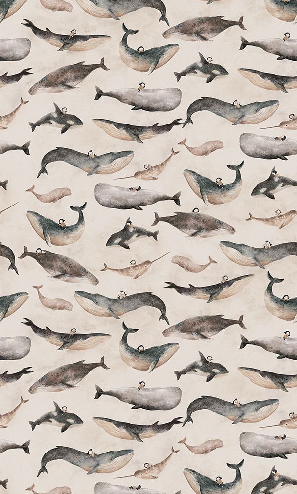 Hl009  Whale Girl   1806mm X 3000mm art print by Hendon Lane for $57.95 CAD