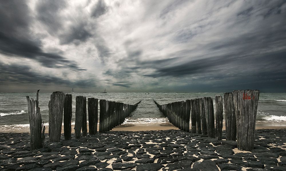 Sea Defense art print by Leon for $57.95 CAD