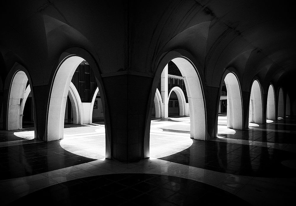 Cloister of the Sanctuary of Meritxell art print by Adolfo Urrutia for $57.95 CAD