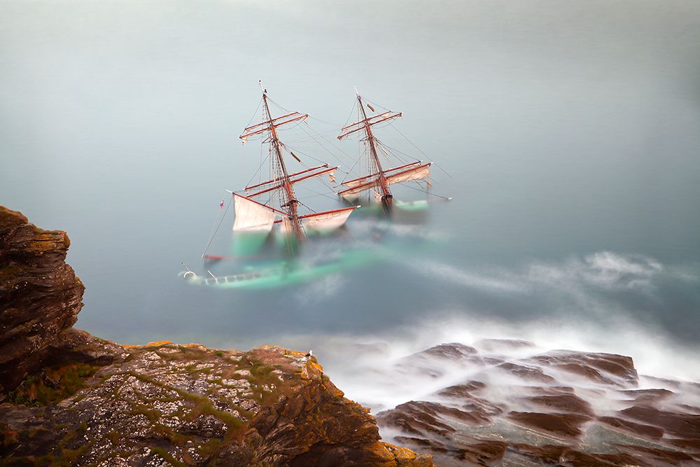 The Astrid Goes Aground art print by Alan Mahon for $57.95 CAD