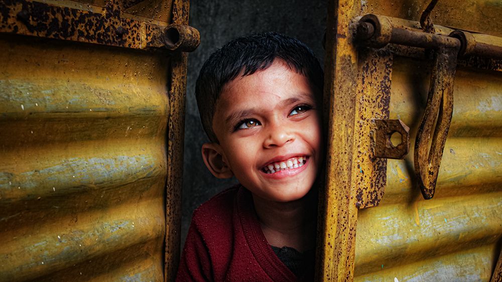 Child And Rust art print by Raja Mandal for $57.95 CAD