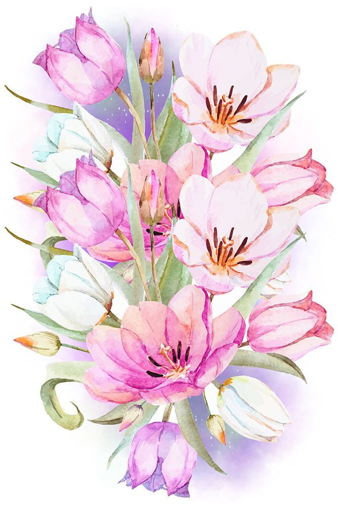 Bouquet of flowers art print by Hussein Abdel Aal for $57.95 CAD