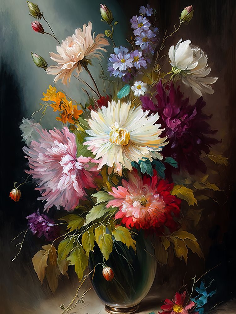 Flowers 5 art print by Bilge Paksoylu for $57.95 CAD